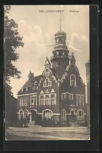 AK Kellinghusen, Blick auf das Rathaus