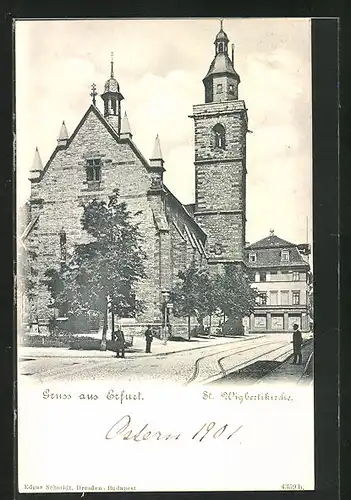 AK Erfurt, Sicht auf die St. Wigbertikirche