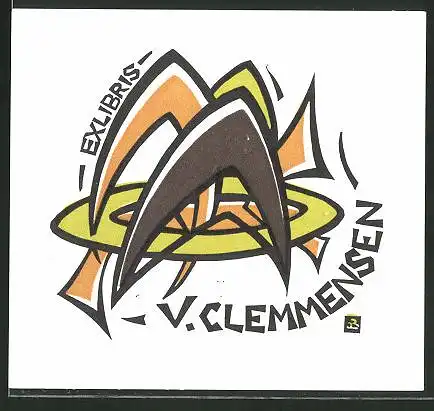 Exlibris V. Clemmensen, Bumerang