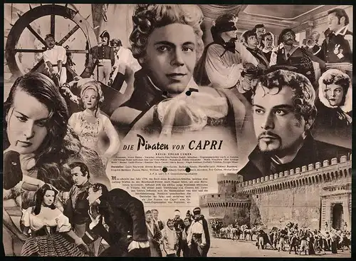 Filmprogramm IFB Nr. 990, Die Piraten von Capri, Louis Hayward, Binnie Barnes, Mariella Lotti, Regie Edgar Ulmer