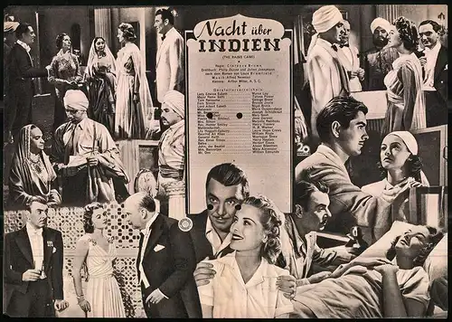 Filmprogramm IFB Nr. 345, Nacht über Indien, Myrna Loy, Tyrone Power, George Brent, Regie Clarence Brown