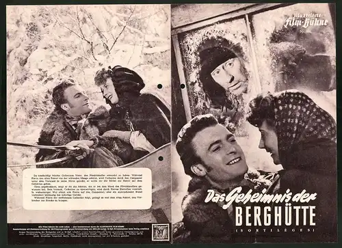 Filmprogramm IFB Nr. 596, Das Geheimnis der Berghütte, Fernand Ledoux, Renee Faure, Regie Christian-Jaque