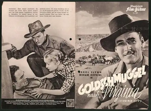 Filmprogramm IFB Nr. 887, Goldschmuggel nach Virgina, Errol Flynn, Miriam Hopkins, Regie Michael Curtiz