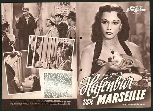 Filmprogramm IFB Nr. 1330, Hafenbar von Marseille, Maria Montez, Jean-Pierre Aumont, Regie Francois Villiers