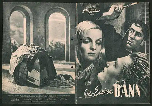 Filmprogramm IFB Nr. 261, Der ewige Bann, Jean Marais, Madeleine Sologne, Jean Murat, Regie Jean Delannoy