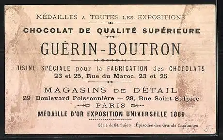 Sammelbild Chocolat Guérin-Boutron, Créqui 1524-1670, Bild 40, Défense du Pas de Suze