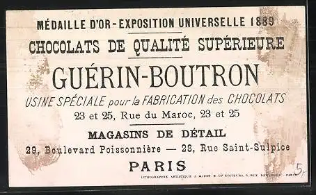 Sammelbild Chocolat Guérin-Boutron, la Toilette la Premiére Communion, Bräutigam verbeugt sich vor seiner Braut