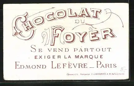 Sammelbild Chocolat du Foyer, Charge à la Bajonnette, Kindersoldaten mit Trompete