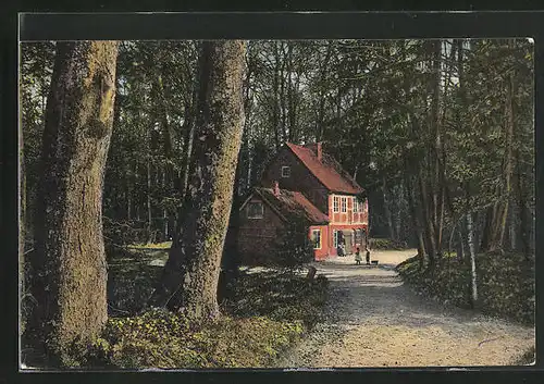 AK Hanerau, Gärtnerhaus im Park