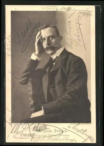 AK Wilhelm Schack, Mitglied des Deutschen Reichstages