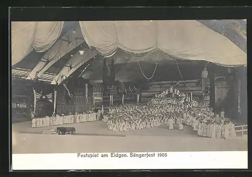 AK Zürich, Festspiel am Eidgenössischen Sängerfest 1905