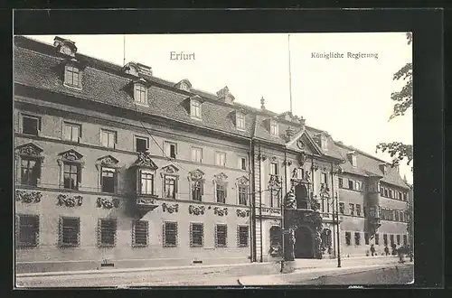 AK Erfurt, Königliche Regierung