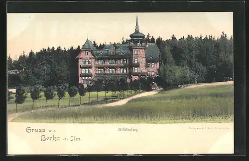AK Berka a. Ilm, Hotel Wilhelmsburg