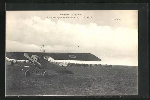 AK Aéro au repos, T.M.K., Flugzeug