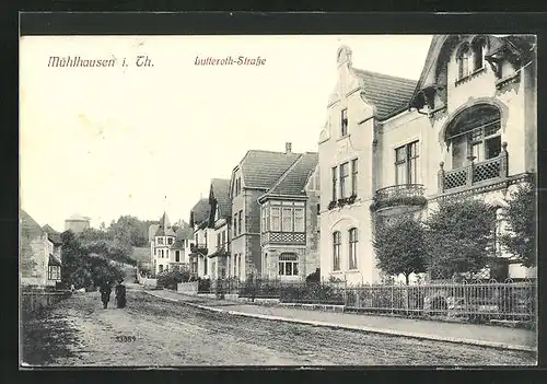 AK Mühlhausen / Thüringen, Lutteroth-Strasse