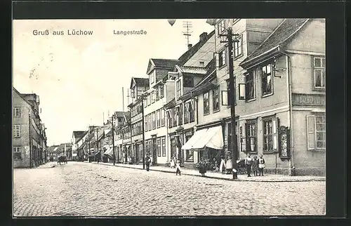 AK Lüchow, Hotel in der Langestrasse