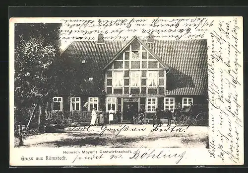 AK Römstedt, Gasthaus Heinrich Meyer
