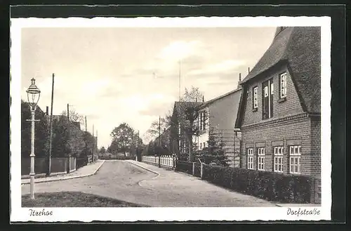 AK Itzehoe, Ortspartie mit Gebäudeansicht