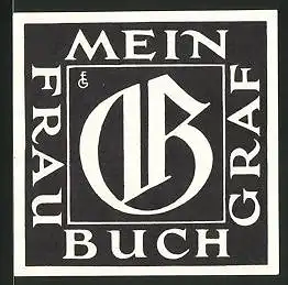 Exlibris Frau Graf, Initialen