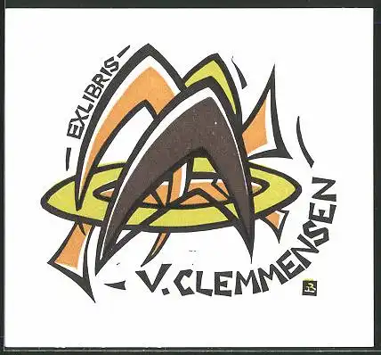 Exlibris V. Clemmensen, Bumerang