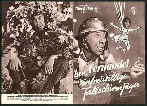 Filmprogramm IFB Nr. 2309, Der unfreiwillige Fallschirmjäger, Fernandel, Andrex, Thérése Dorny