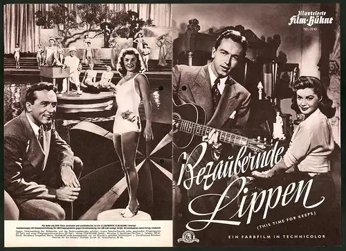 Filmprogramm IFB Nr. 2243, Bezaubernde Lippen, Esther Williams, Lauritz Melchoir, Johnnie Johnston, Regie Richard Thorpe