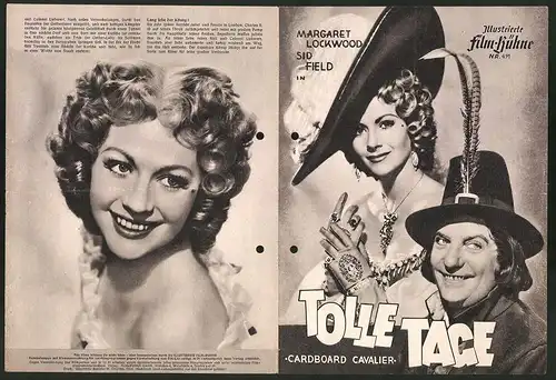 Filmprogramm IFB Nr. 491, Tolle Tage, Margaret Lockwood, Sid Field, Jerry Desmonde, Regie Walter Forde