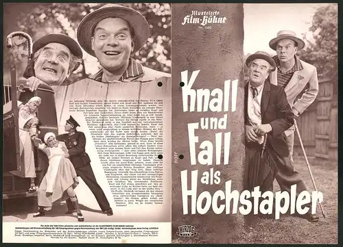Filmprogramm IFB Nr. 1660, Knall und Fall als Hochstapler, Hans Richter, Rudolf Carl, Regie Hubert Marischka