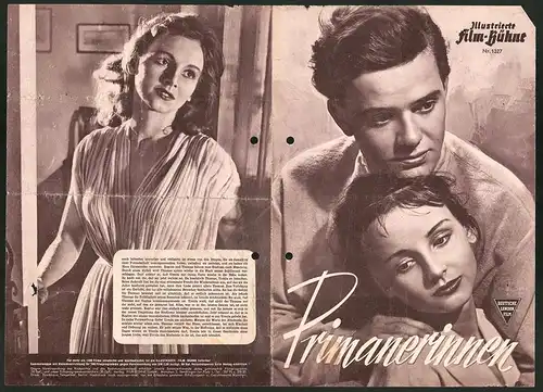 Filmprogramm IFB Nr. 1327, Primanerinnen, Ingrid Andree, Walter Giller, Christiane Jansen, Regie Rolf Thiele