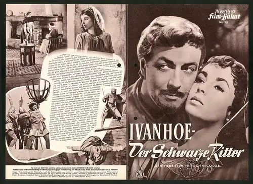 Filmprogramm IFB Nr. 1805, Der schwarze Ritter, Robert Taylor, Elizabeth Taylor, Joan Fontaine, Regie Richard Thorpe