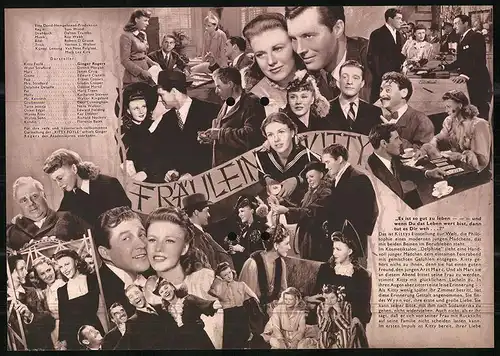 Filmprogramm FB Nr. 33, Fräulein Kitty, Dennis Morgan, Ginger Rogers, James Craig, Regie Sam Wood