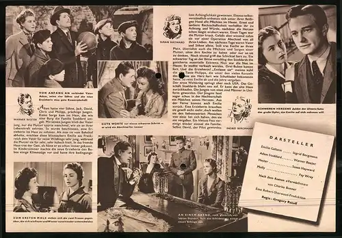 Filmprogramm FB Nr. 42, Adam hatte vier Söhne, Ingrid Bergmann, Warner Baxter, Fay Wray, Regie Gregory Ratoff