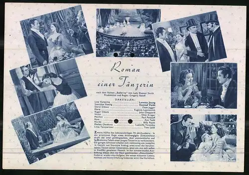 Filmprogramm FB Nr. 41, Roman einer Jägerin, Conrad Veidt, Loretta Young, Regie Gregory Ratoff