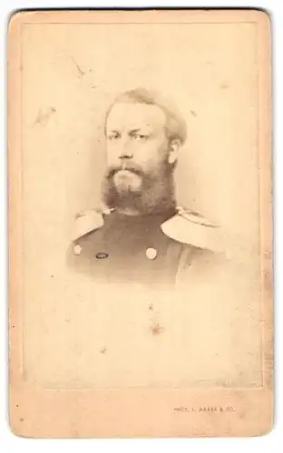 Fotografie L. Haase & Comp., Berlin, Friedrichstr. 178, Portrait Friedrich I. von Baden, Grossherzog von Baden in Uniform