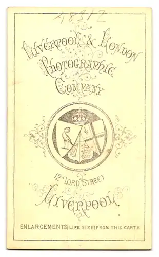 Fotografie Liverpool & London Photography Co., Liverpool, 12 Lord Street, Porträt Herr mit gepflegtem Vollbart im Jacket