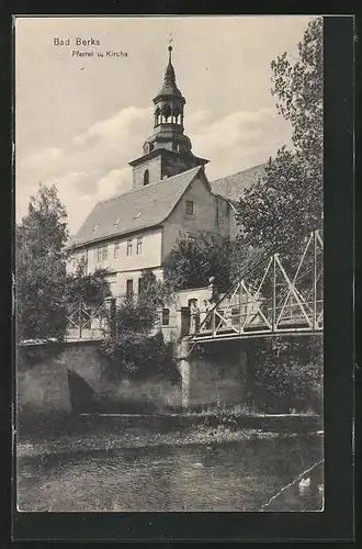 AK Bad Berka, Pfarrei und Kirche