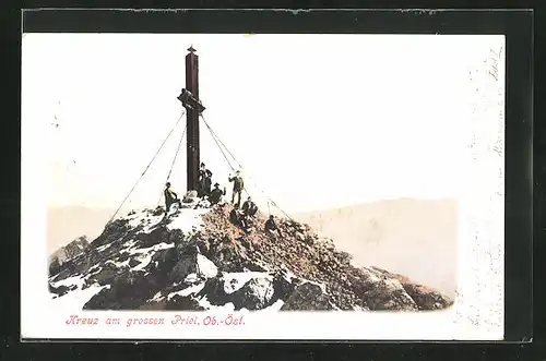 AK Gipfelkreuz am grossen Priel