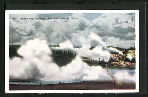 AK Yellowstone National Park, Norris Geysir