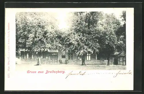 AK Breitenberg, Gasthaus Hökerei von J. Randschau