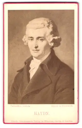 Fotografie Portrait Komponist Joseph Haydn