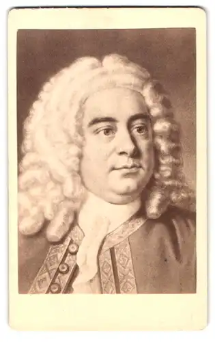 Fotografie Portrait Komponist Georg Friedrich Händel