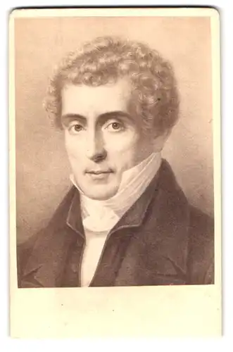 Fotografie Portrait Luigi Cherubini, 1760-1842, italienischer Kompnist