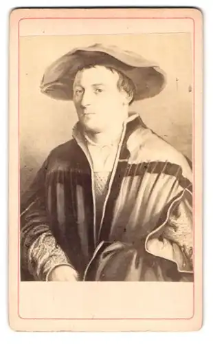 Fotografie Portrait des Renaissance-Malers Hans Holbein