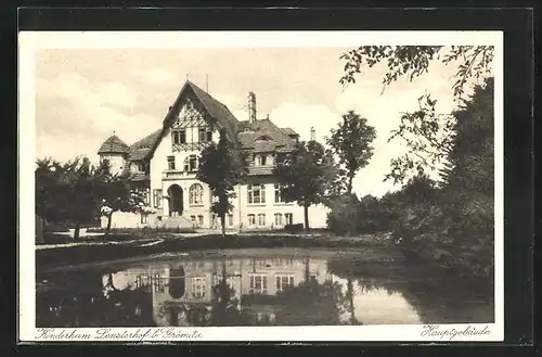 AK Grömitz, Kinderheim Lensterhof, Hauptgebäude