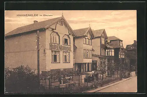 AK Hahnenklee / Oberharz, Hotel Monopol