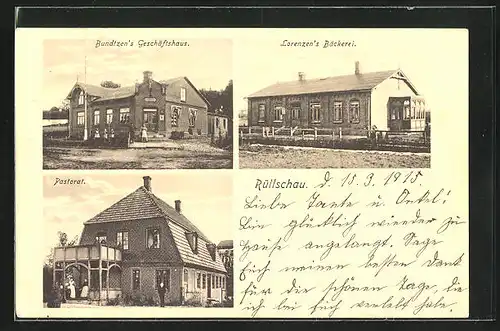 AK Rüllschau, Bundtzen`s Geschätshaus, Pastorat