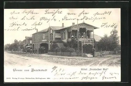 AK Brokstedt, Hotel Deutscher Hof