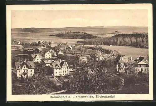 AK Braunsdorf b.Lichtenwalde /Zschopautal, Ortsansicht