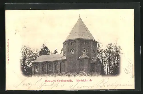 AK Friedrichsruh, Die Bismarck-Gruftkapelle