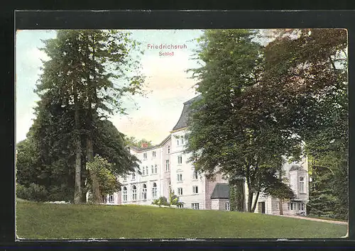 AK Friedrichsruh, Blick auf das Schloss